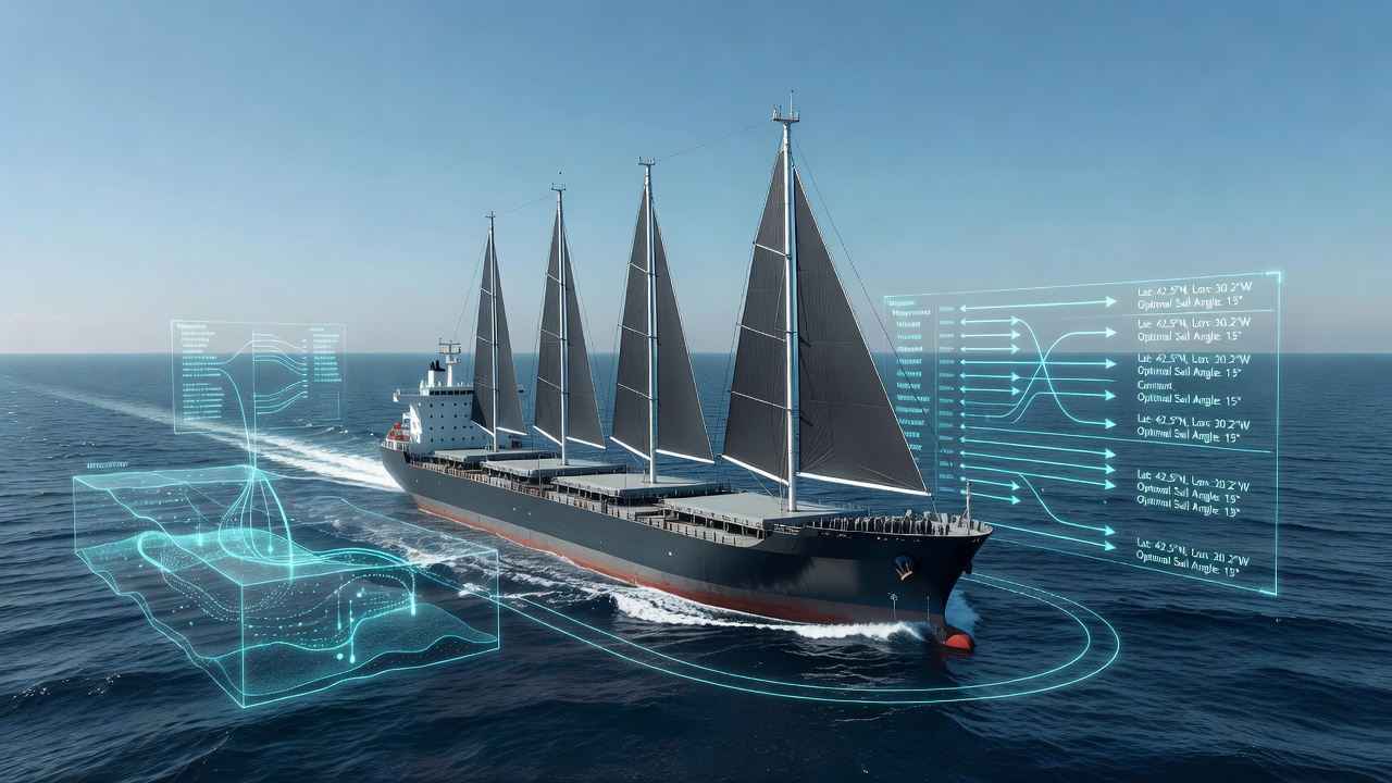 The Intersection of Underwater Acoustics and Sail-Assisted Cargo Vessel Routing in Open Ocean Lanes